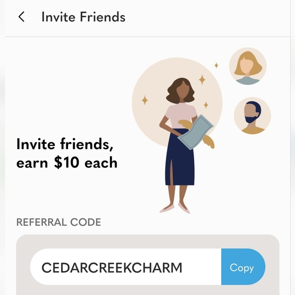 Poshmark Invite/ Referral Code: CEDARCREEKCHARM  Invite Friends earn $10 Each - Picture 1 of 3